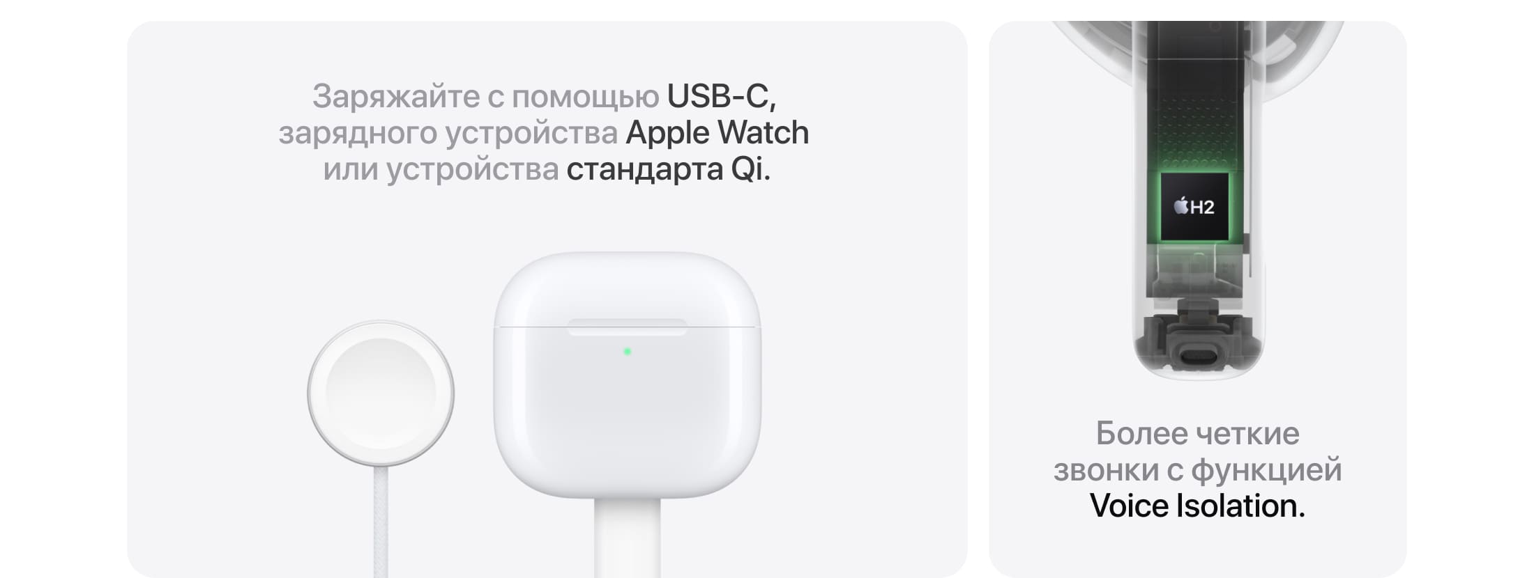 Наушники Apple AirPods 4 (4-го поколения) с шумоподавлением - 3