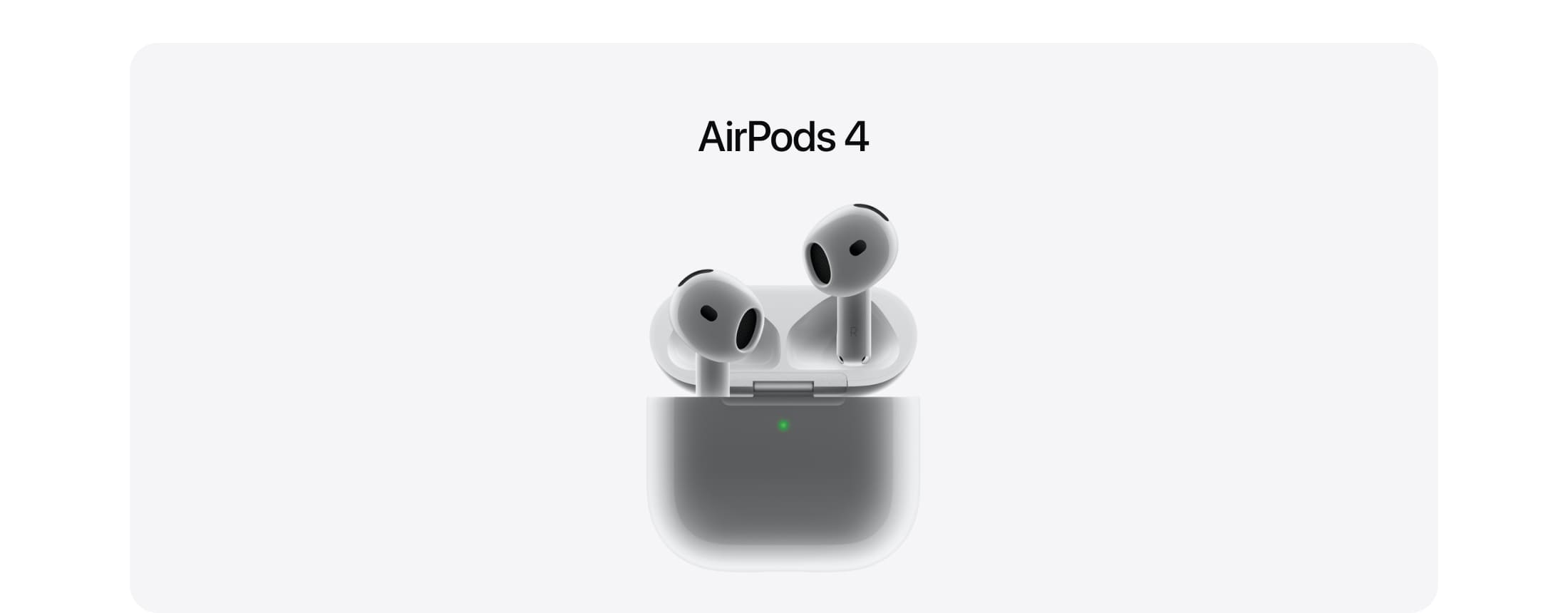 Наушники Apple AirPods 4 (4-го поколения) с шумоподавлением - 1