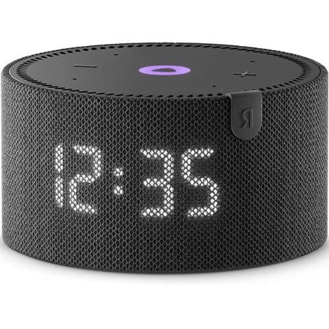 Умная колонка Яндекс Станция Мини 2 с часами, черный оникс