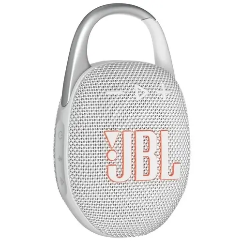 Колонка портативная JBL Clip 5, White