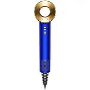 Фен Dyson Supersonic Hair Dryer HD08, Blue/Gold с кейсом