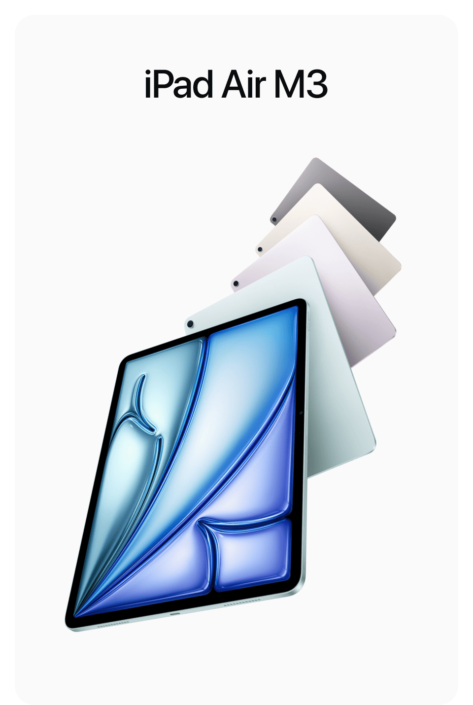 Apple iPad Air M3 (2025) 11" дюймов, wi-fi+cellular, 256 Гб, Голубой (Без RuStore) - 7