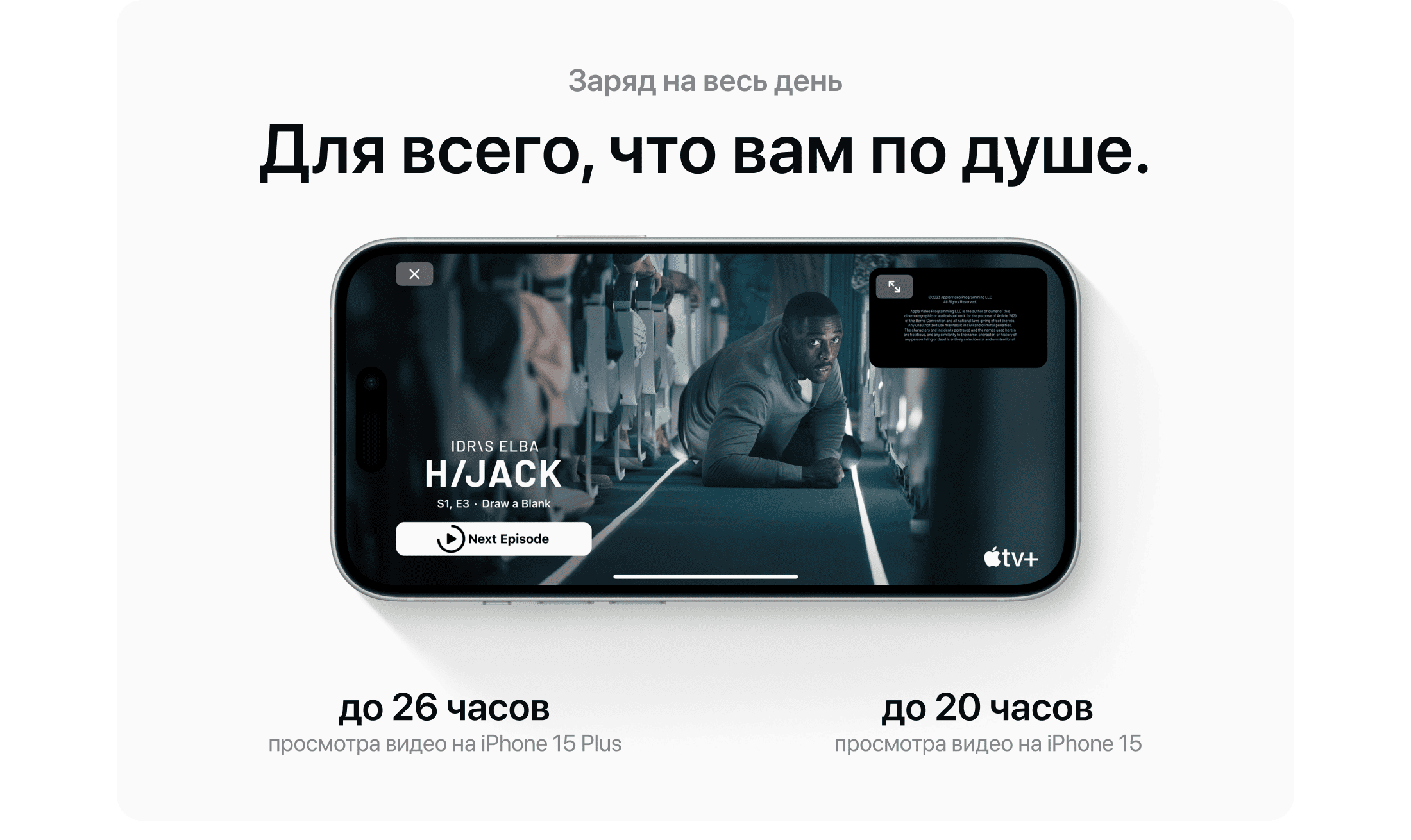 Apple iPhone 15 Plus SIM + eSIM, 256 Гб, Черный (Без RuStore) - 5