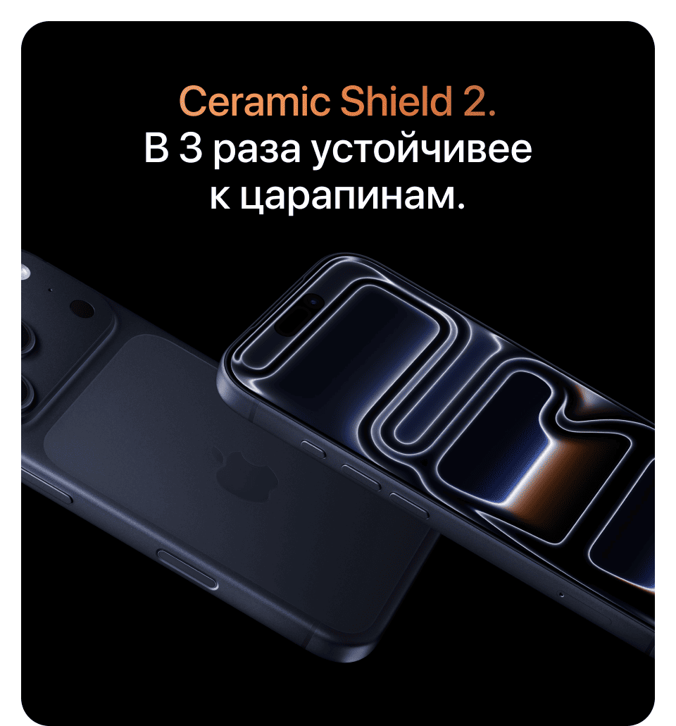 Apple iPhone 17 Pro SIM + eSIM, 1 Тб, Серебро (Без RuStore) - 15