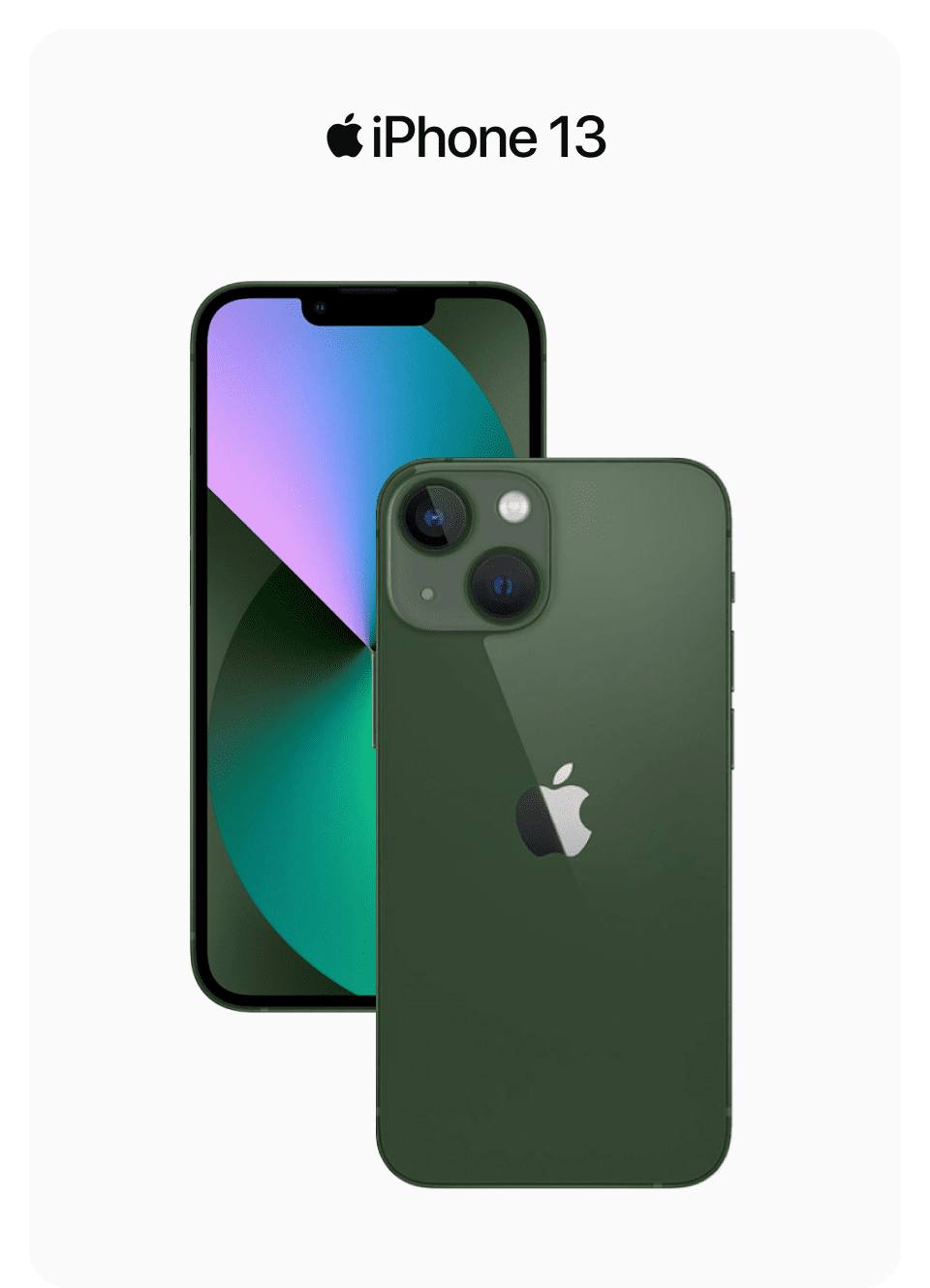 Apple iPhone 13 SIM + eSIM, 128 Гб, Зеленый (Без RuStore) - 6