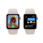 Apple Watch SE, 40 мм, корпус из алюминия цвета Сияющая звезда, ремешок спортивный, цвет сияющая звезда, M/L