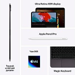 Apple iPad Pro M4 (2024) 13" дюймов, wi-fi, 512 Гб, Чёрный космос (Без RuStore)
