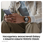 Смарт-часы Samsung Galaxy Watch 6 Classic LTE, 43 мм серебро
