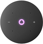 Умная колонка Яндекс Станция Мини 3 с часами, черный