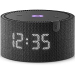 Умная колонка Яндекс Станция Мини 2 с часами, черный оникс