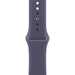Apple Watch Series 11, 42 мм, корпус из алюминия цвета Серебро, ремешок спортивный, цвет фиолетовый туман, M/L