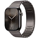 Apple Watch Series 11, 46 мм, корпус из титана цвета Графит, ремешок Стальной, цвет графит