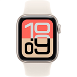 Apple Watch SE 3, 44 мм, корпус из алюминия цвета Сияющая звезда, ремешок спортивный, цвет сияющая звезда, M/L